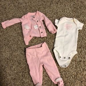 Carters set infant girl